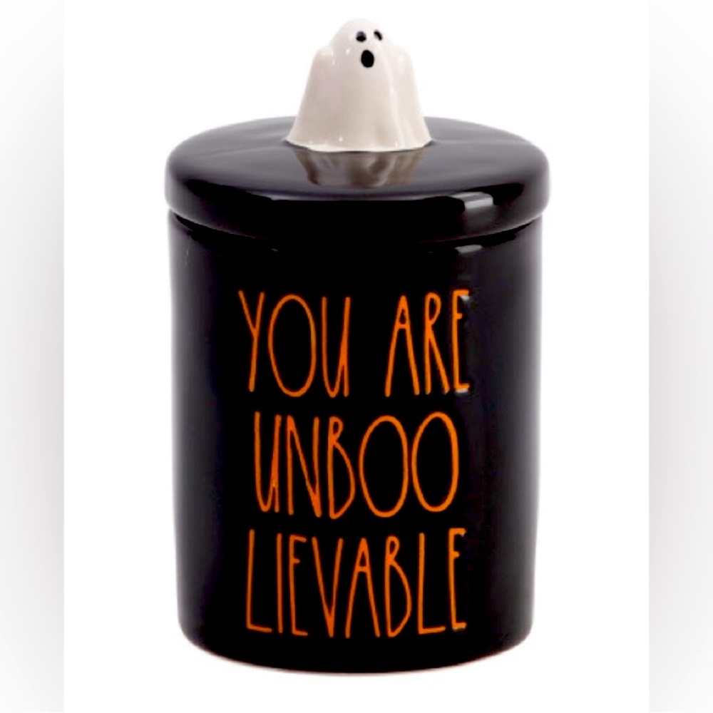 NWT - Rae Dunn - You are unBOOlievable jar